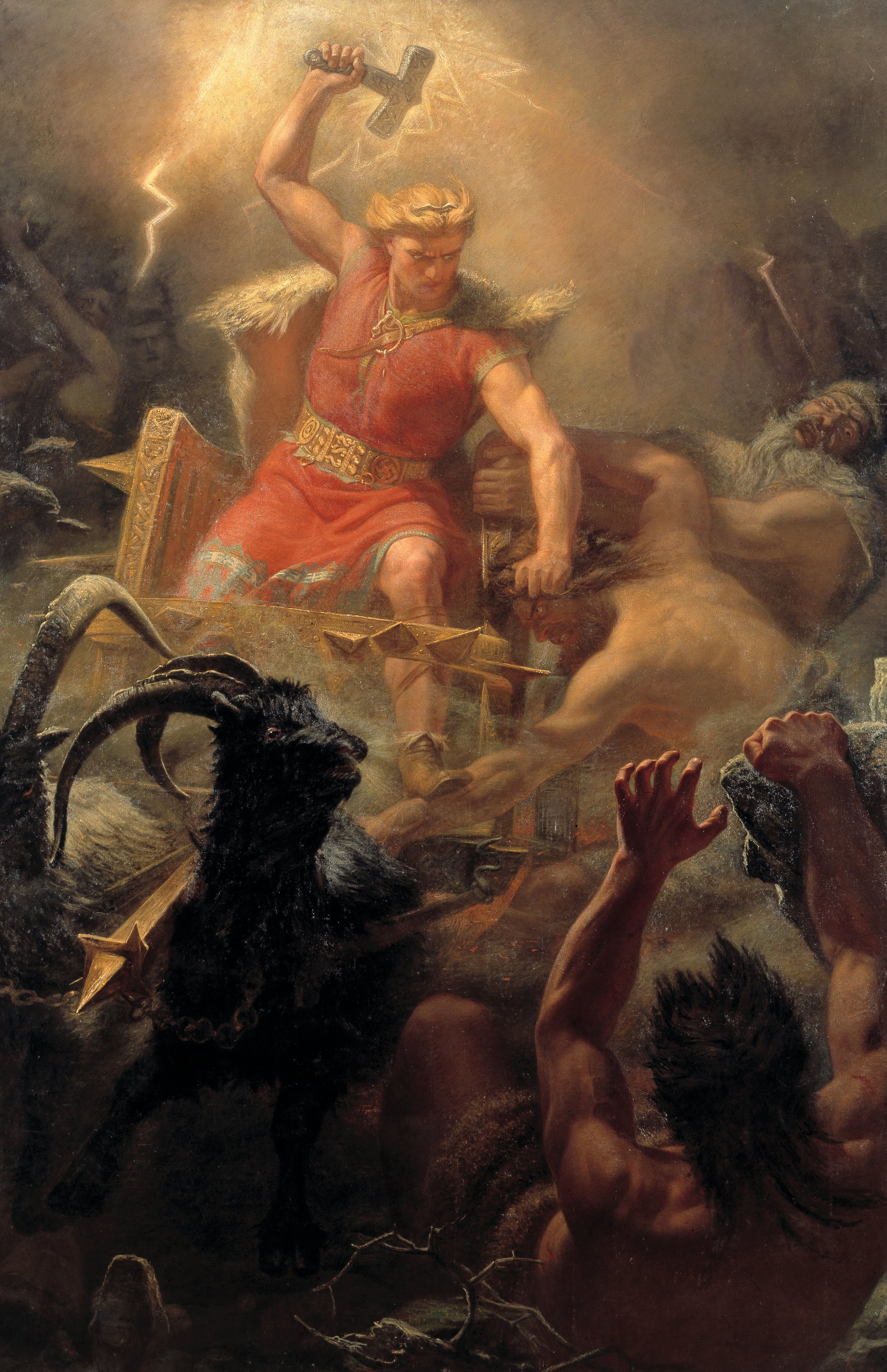Thor im Kampf gegen die Riesen